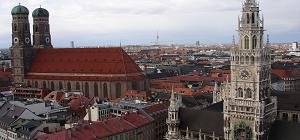 München - Frauenkirche und Rathausturm