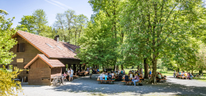 Blockhütte im Waldnaabtal