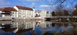  Vilsbiburg - Rathaus und Stadtbrücke